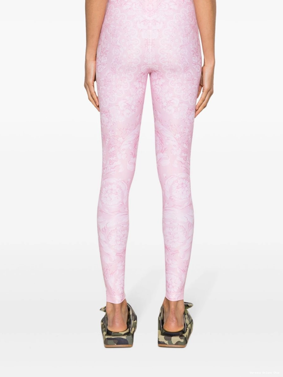 Cheap Versace leggings Women Barocco-print jersey 0420